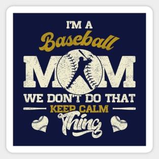 Baseball Mom Sticker